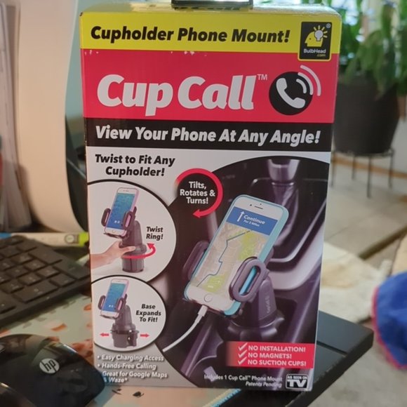 BulbHead Cell Phones & Accessories Cup Call Cupholder Phone Mount